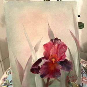 Iris Oil Painting 8” x 10”